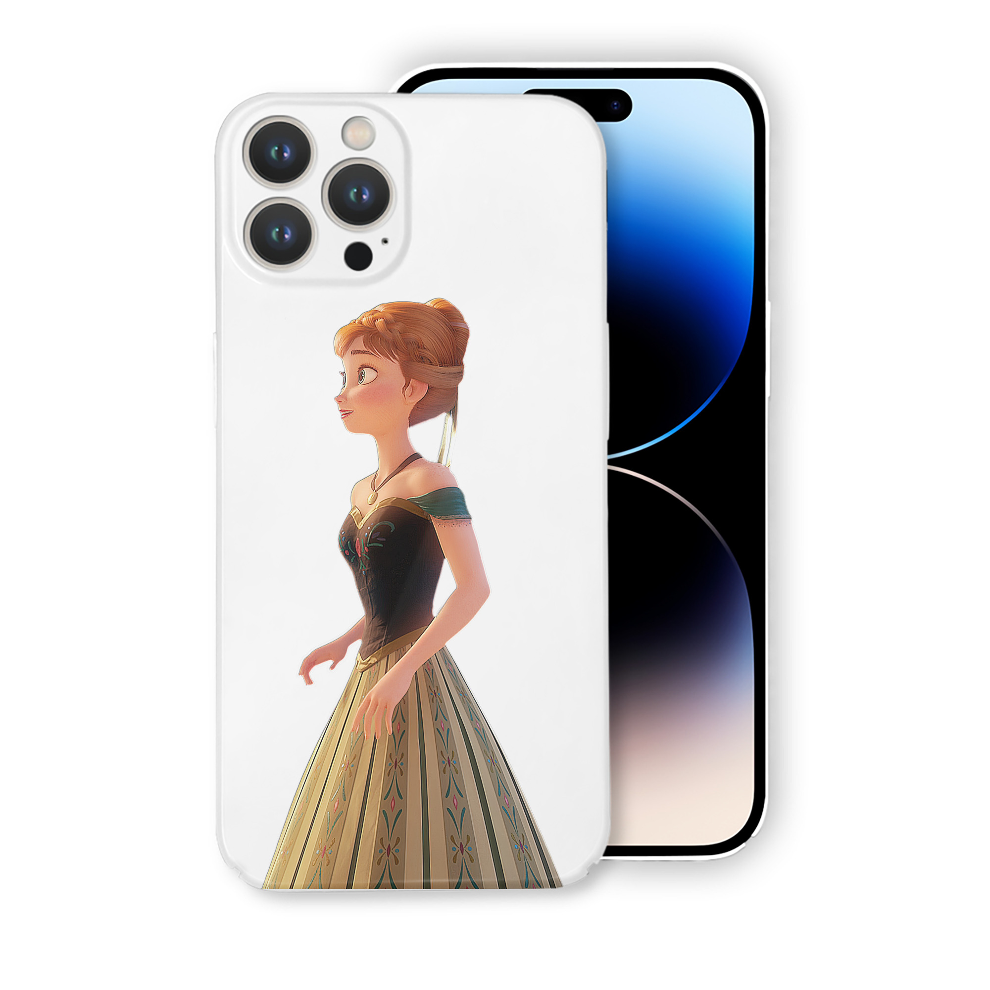 （画像用） アナと雪の女王 アンナ エルサ Frozen Anna Elsa 【iPhone 14シリーズ対応】ハードケース